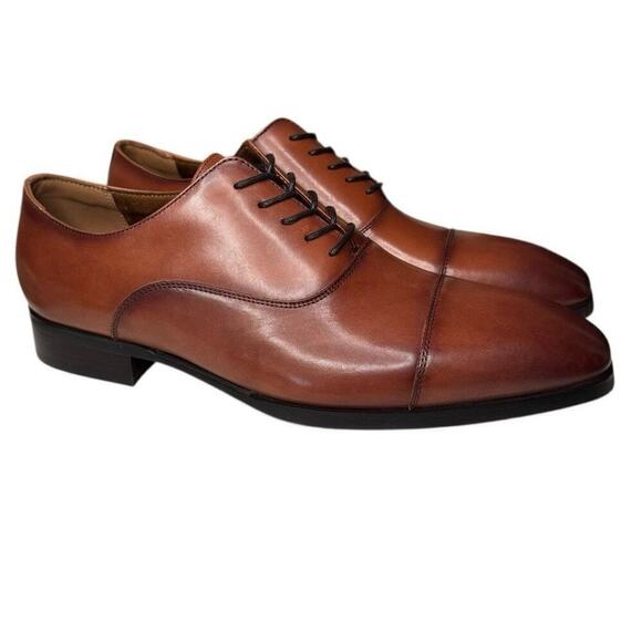 Aldo NEW Decker Brown Leather Lace Up Oxford Dress Shoes Size 13 main image 5